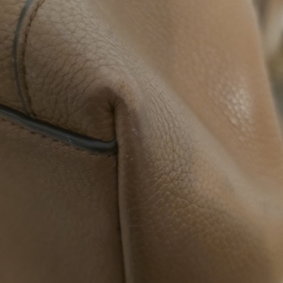 Coach Edie  Brown Leather Embossed Horse And Carriage Bag - Picture 9 of 15